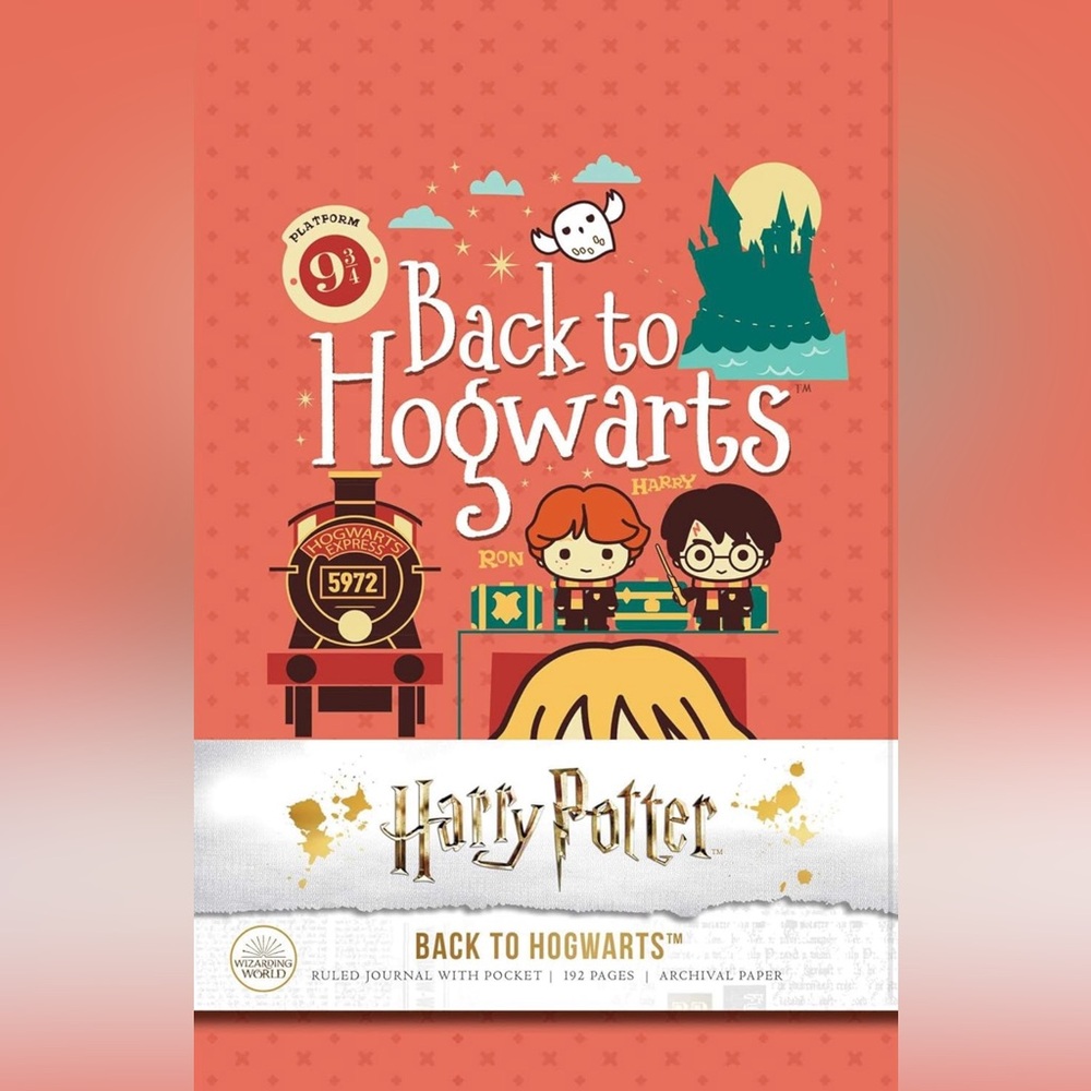 Harry Potter: Back to Hogwarts Hardcover Ruled Journal - NIP